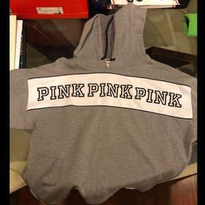 Gray PINK Sweatshirt